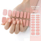 16/20/22Tips Semi-Cured Gel Nail Wraps Full Cover Manicure DIY Waterproof Long Lasting Gel Nail Stickers set for UV Lamp Need
