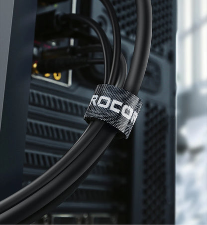Rocoren Cable Organizer Tearable Wire Winder Ties USB Cable Management Charger Protector For Phone Mouse Earphone Cable Holder