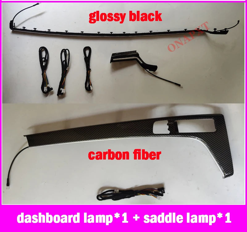 LED For Audi A4 S4 A5 S5 B9 2016-2023 Center Console Dashboard Ambient Light Strip Decorative Cover Lift Tweeter Speaker Lamp