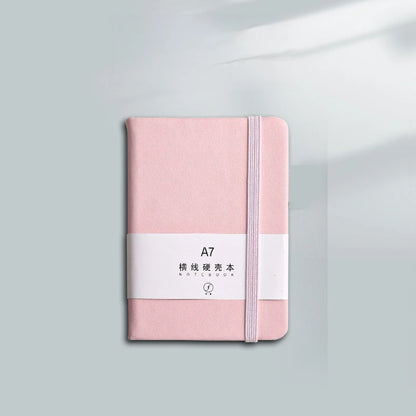 96Page/This pink colorA6 A7Portable Notebook，Simple Mini Notebook Office Memo，Student Office Diary Planner Pocket Notebook