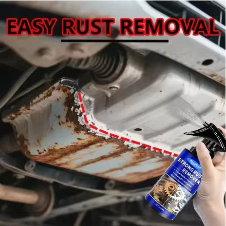 Quick-Acting Car Rust Remover Spray - Care for Auto Exhaust Pipes & Wheel Hubs, Metal Iron Powder Cleaner