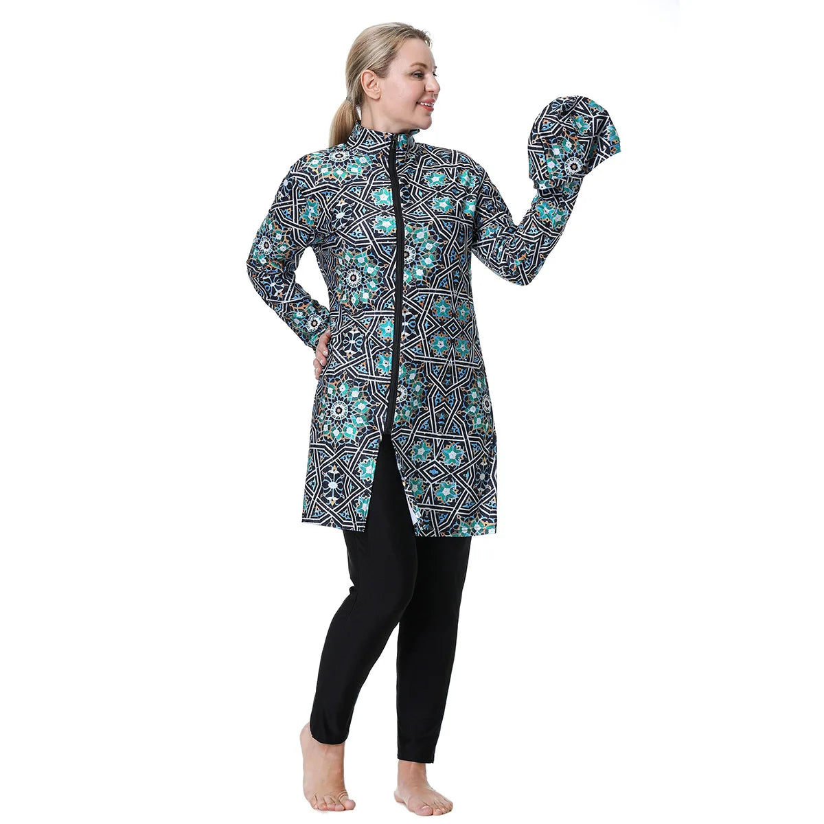 Muslim Swimming Suit for Women Cover Ups Swimwear Abaya Abayas Hijab Long Sleeve Modest Swimsuit Burkini Islamic Designer Hijabs