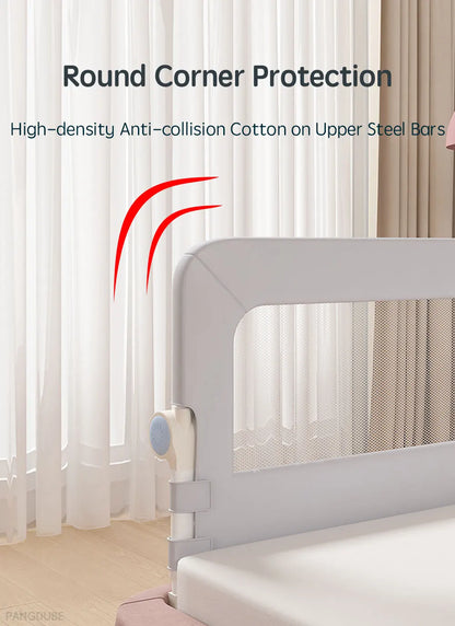 PANGDUBE 1pc Baby Bed guardrail Baby Safety Bed Barrier Children's Safety Bed Rail Guard for Kids Fall Out Protection