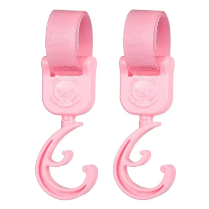 Universal Outdoor Stroller Accessories Baby Pram Hooks Rotate Hanging Bag 360 Degree Cart Organizer Storage Bag Hanger