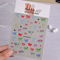 1pcs 5D White Lace Bowknot Nail Art Sticker Sweet Pearl  Bow Ribbon Self-Adhesive Nail Slider DIY Luxury Nail Decorations Decals