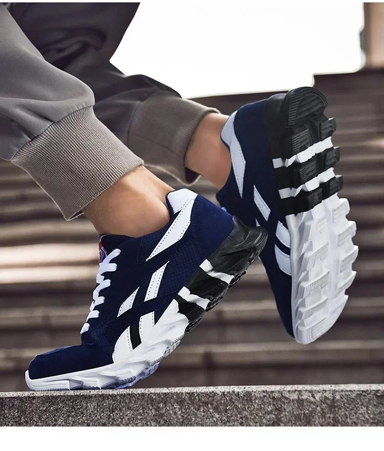 Brand Trend Size 38-48 Men's Wear-resistant Cushioning Thick-soled Fitness Sneakers Outdoor Breathable Running Shoes for Men