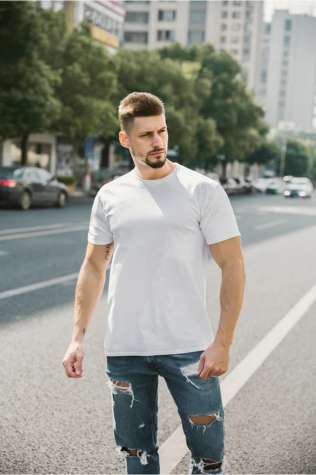 Custom T shirt Women Men Customised Printed 100% Cotton Short Sleeve Your Logo Photo Brand Text Tee Personalize Graphic Clothing