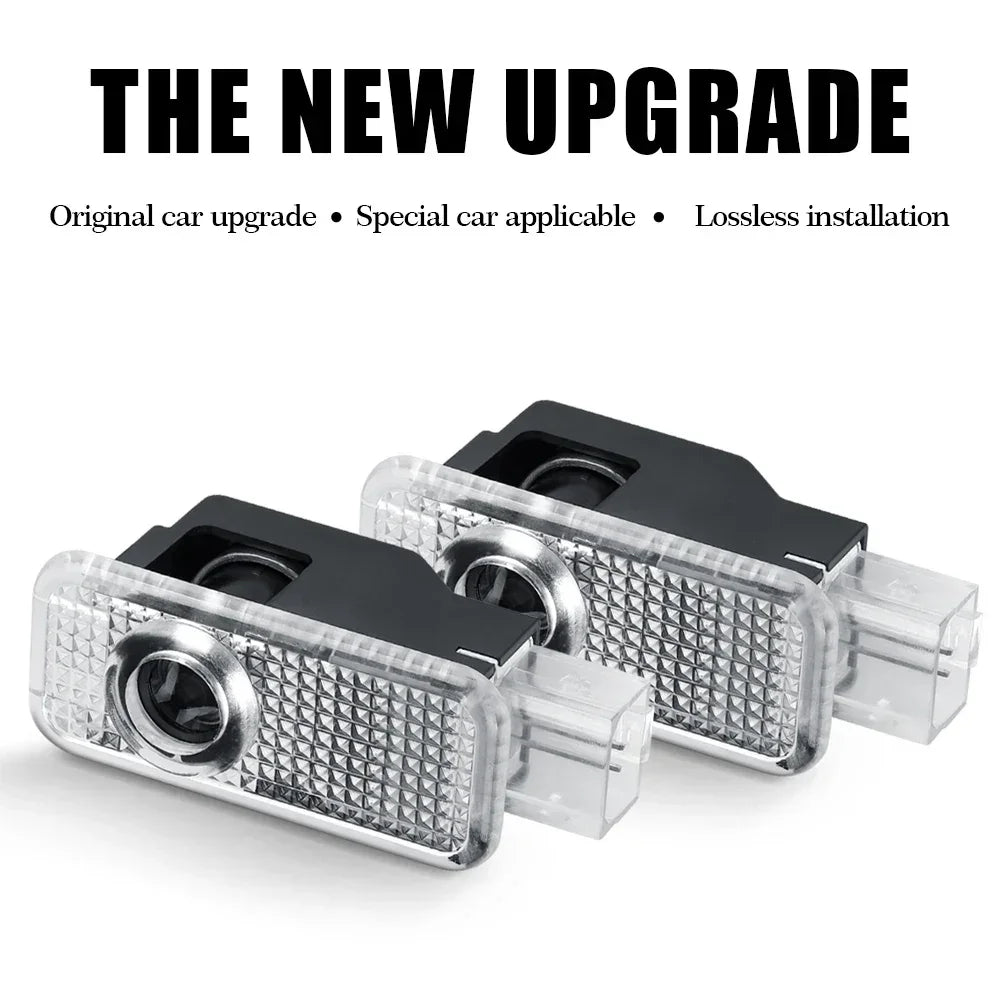 2025 Car Door Welcome Light Led HD Projector Lamp For Audi A3 A4 B8 8P 8V A6 C7 A5 Q5 B7 B6 B9 SLINE QUTTRO RS Q3 Q7 S3 S4 S5 S6