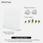 Magnetic Bulletin Board with Stand Magnetic Board for Tabletop with Magnetic Clamp Metal Board for Magnets Display