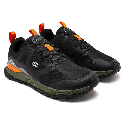 HOBIBEAR Unisex Hiking Shoes Women Men Trail Running Outdoor Sneakers Artificial Leather Non Slip Lace-Up Walking Shoes