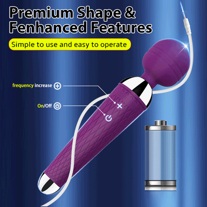 20 Vibration modes and 8 Speeds of body massager, Handheld Deep Tissue muscle massager, Adult Products for Women's Masturbation