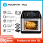 12L Air Fryer, Multifunction Air Oven, 6 Accessories, Dishwasher Safe, Led Touch Screen, Bpa Free, 1500W