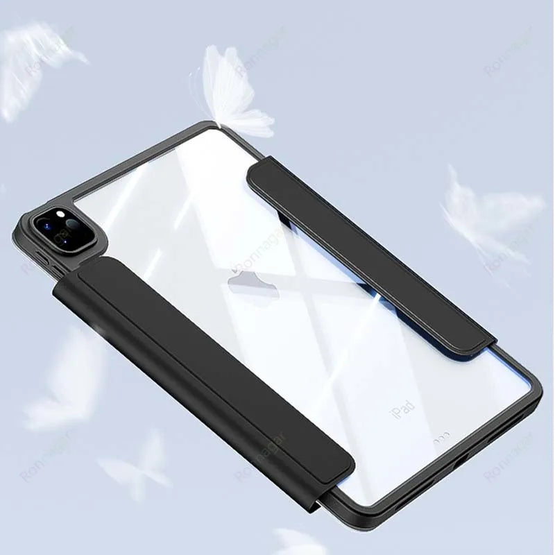 For 2026 iPad 12th A19 11th A16 Case Removable Magnetic Air11 13 M4 M3 Pro11 Pro12.9 Pro13 M2 M4 10 9th 10.2 10.9'' Air 4 5 10.5