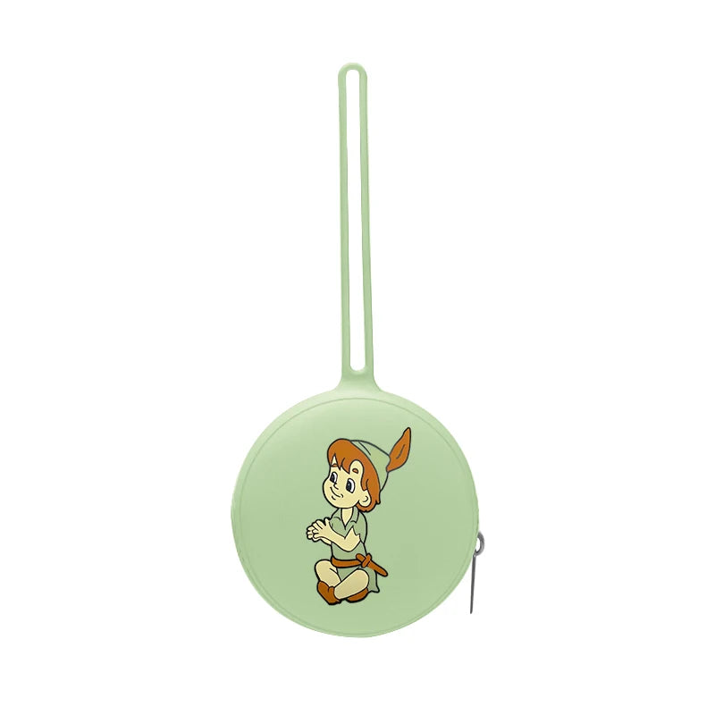 Cartoon Silicone Nipple Storage Bag  Kids Pacifier Holder Portable Silicone  Food-Grade Pendant DIY Accessories Baby Toy Gift