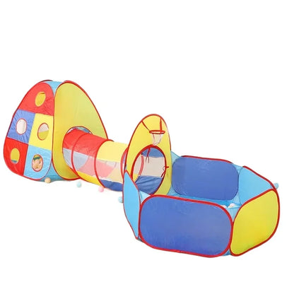 3pcs/set Children's Play Tent Ball Pit Crawling Tunnel Kid Playground Yard Outdoor Garden Toy Tent Baby Playpen Playground House