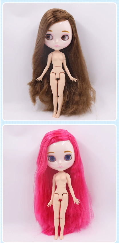 ICY DBS Blyth Doll 1/6 Joint Body 30CM BJD toys Natural shiny face with extra hands AB DIY Fashion Dolls girl gift
