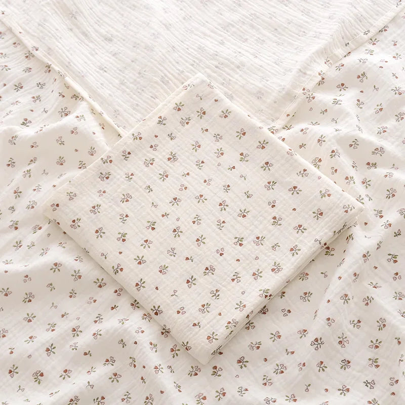 Newborn Baby Cotton Blanket Summer Bedding Babies Stuff  Throw Blanket Muslin Squares Receiving Blanket