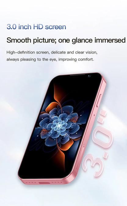 SERVO 17SE mini Smartphone Android Dual SIM 3G Network 2GB RAM 16GB ROM 3.0-inch Tiny Screen‌ Phones Face Unlock GPS WiFi Camera Small Pocket Cellphone