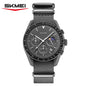 SKMEI 9392 Quartz Chronograph Watches Men Women Date 30M Waterproof Sport Wristwatch Fashion Nylon Strap Watch Gifts Reloj Mujer