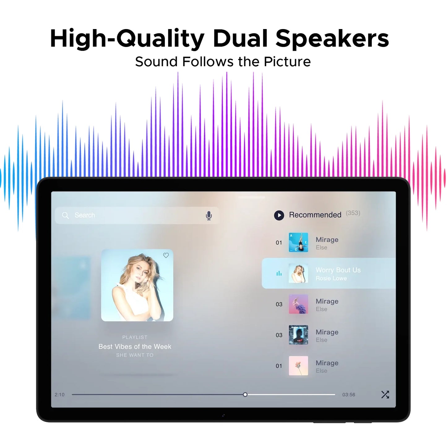 DOOGEE Tab A9 Pro+ Tablet PC Android 15 Dual Speakers 11'' Screen 30GB RAM (6GB+24G) 128GB 8580mAh Battery Widevine L1 Smart Pad