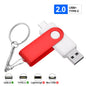 Free Custom Logo TYPE-C USB Flash Drive 128GB USB-C Pen Drive 64GB White Purple Memory Stick 32GB 16GB Pendrive Storage Device