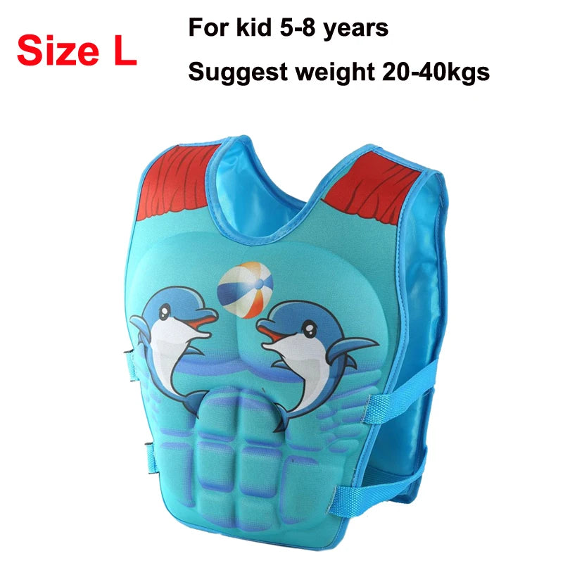 Boy Girl Non Inflatable Swim Vest Safer Baby Float Vest Swimwear Kids Good Swimming Learning Helper Swimming Pool Accessories