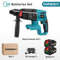 YOFIDRA 26mm Brushless Electric Rotary Hammer Cordless Multifunctional Impact Hammer Drill Power Tools For Makita 18-21V Battery Pin