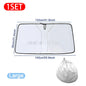 SEAMETAL Car Front Sunshades Foldable Windshield Sun Blocker Universal Fit for Car,Truck,SUV