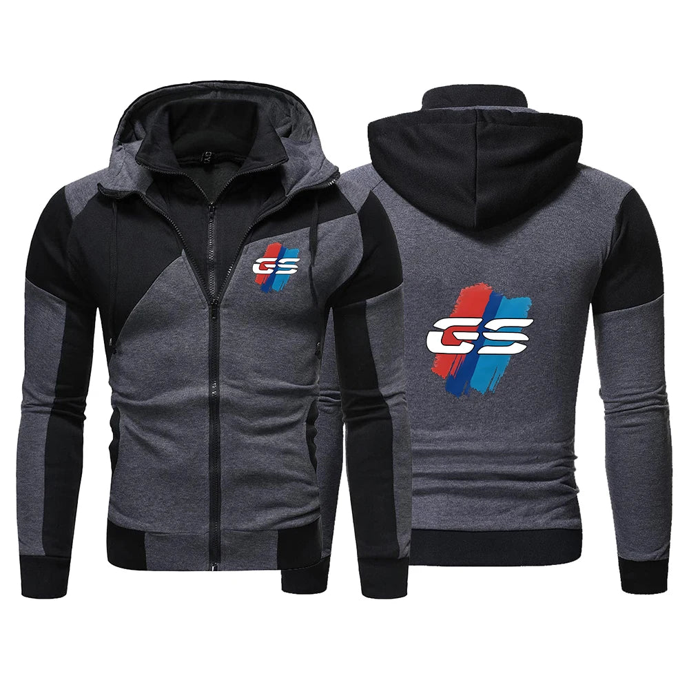 GS Adventure Motorcycle 2025 Spring Autumn Men's Fashion Long Sleeve Slim fit Sportswear Comfortable Hoodie Pants Suits