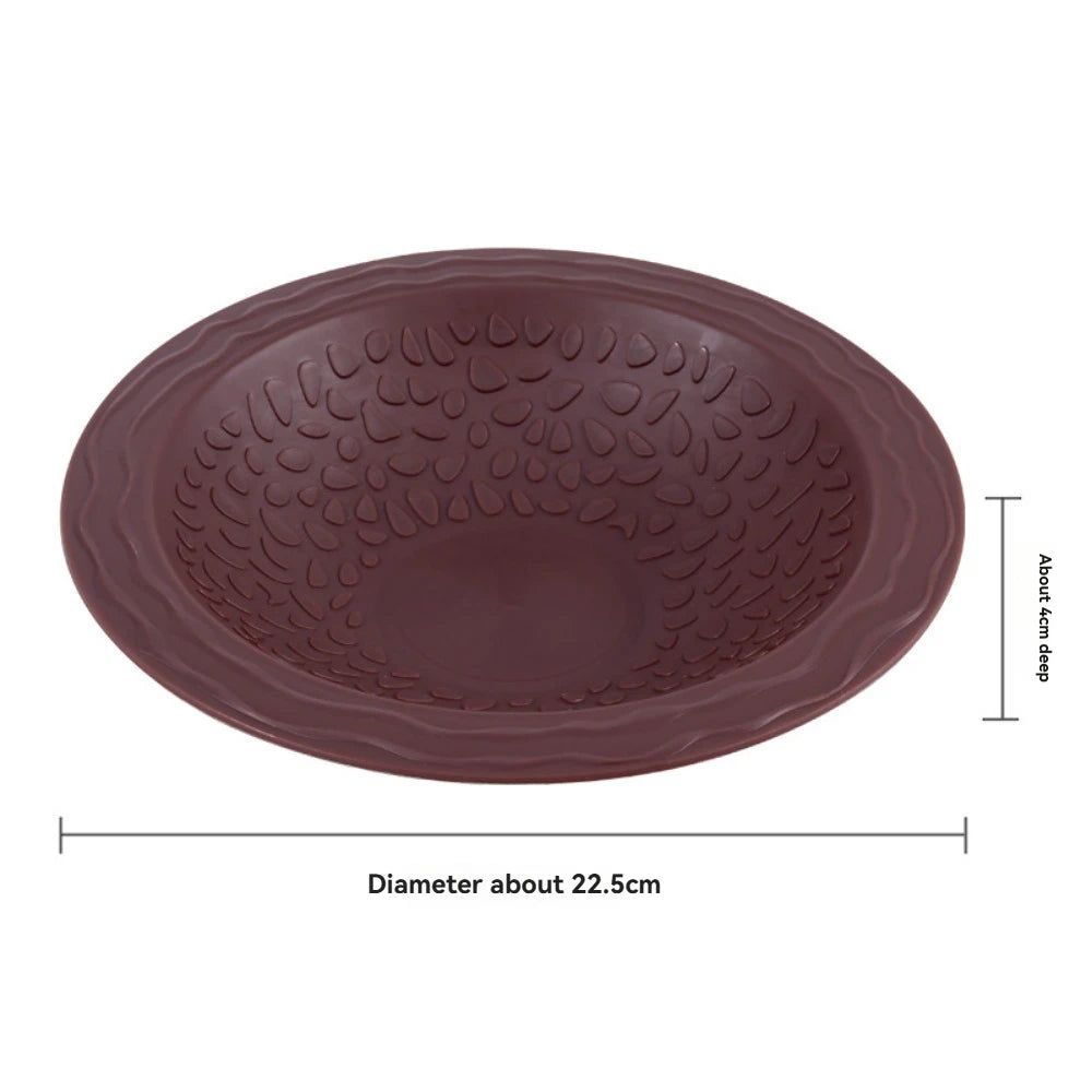 Turtle Bathing Pool, Reptile Feeding Dish Water Pot, Landscape Fish Tank Decoration,Turtle Bath Pool for Aquatic Climbing Pet