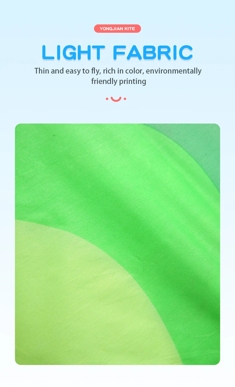 Adult-sized large delta-wing kite. Easy to fly. Extra-large delta-wing kite, equipped with a 6-meter long tail.