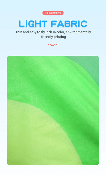 Adult-sized large delta-wing kite. Easy to fly. Extra-large delta-wing kite, equipped with a 6-meter long tail.