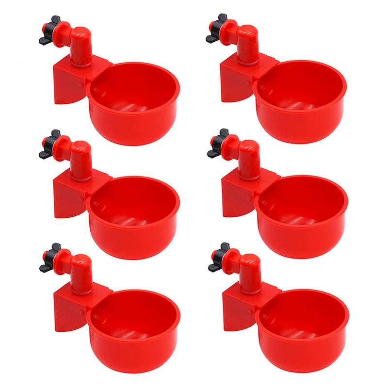 Automatic Chicken Water Feed Drinking Bowl Kit Farm Coop Poultry Waterer Drinking Water Feeder for Chicks Duck Goose Turkey