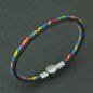 Unique Ethnic String Bracelet Unisex Handmade Braided Lucky Thread Distance Attract Couple Bangle Leisure Accessories Pulseria