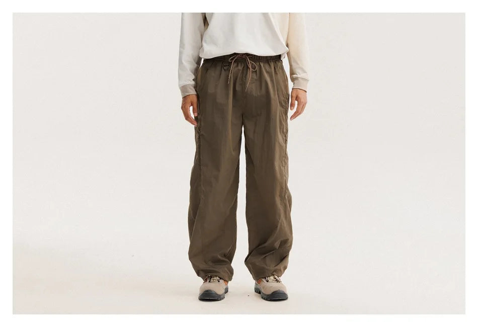 Outdoor Sports Casual Track Pants Men Women Lightweight Hiking Breathable Waterproof Quick Dry Loose Techwear Cargo Pant Trouser