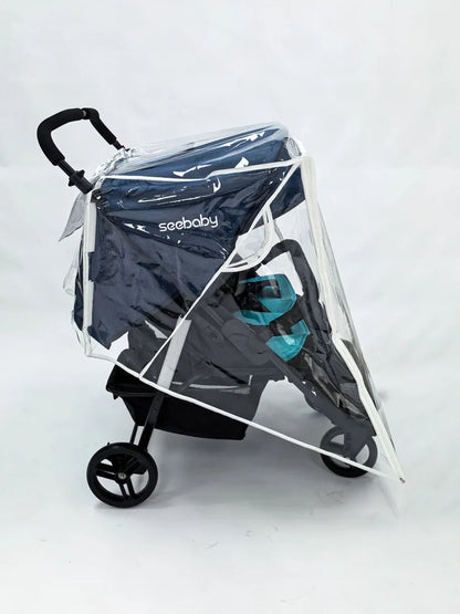 Twin Stroller Rain Cover Windshield Double Front Stroller Universal Rainproof Warm Cover Cart Raincoat Baby Stroller Accessories