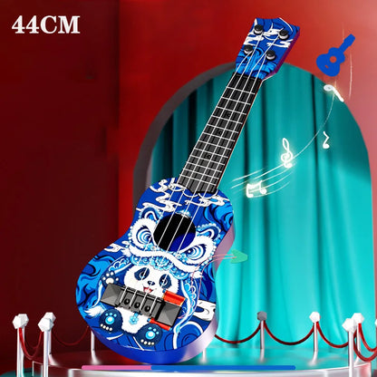 Children Ukulele Musical Toys 4 Strings Small Guitar Montessori Education Instruments Music Toy Learning 3 To 6 Years Boys Gift