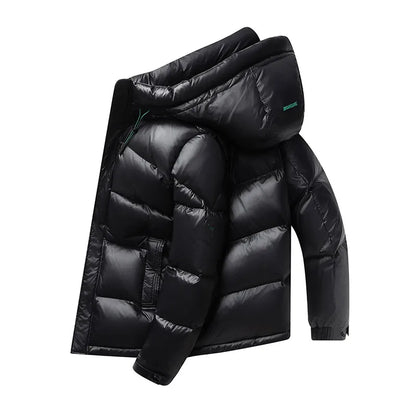 2023 New Gloss Down Jacket Men Plush Winter Warm Jackets Men Windproof light Down Jacket Men 90% Duck Down Coat Male