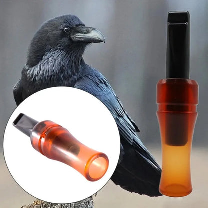 Portable Crow Bird Whistle with Realistic Sound Imitation Crow Call Decoy to Attract Crows Imitation Bird Whistle for Outdoor