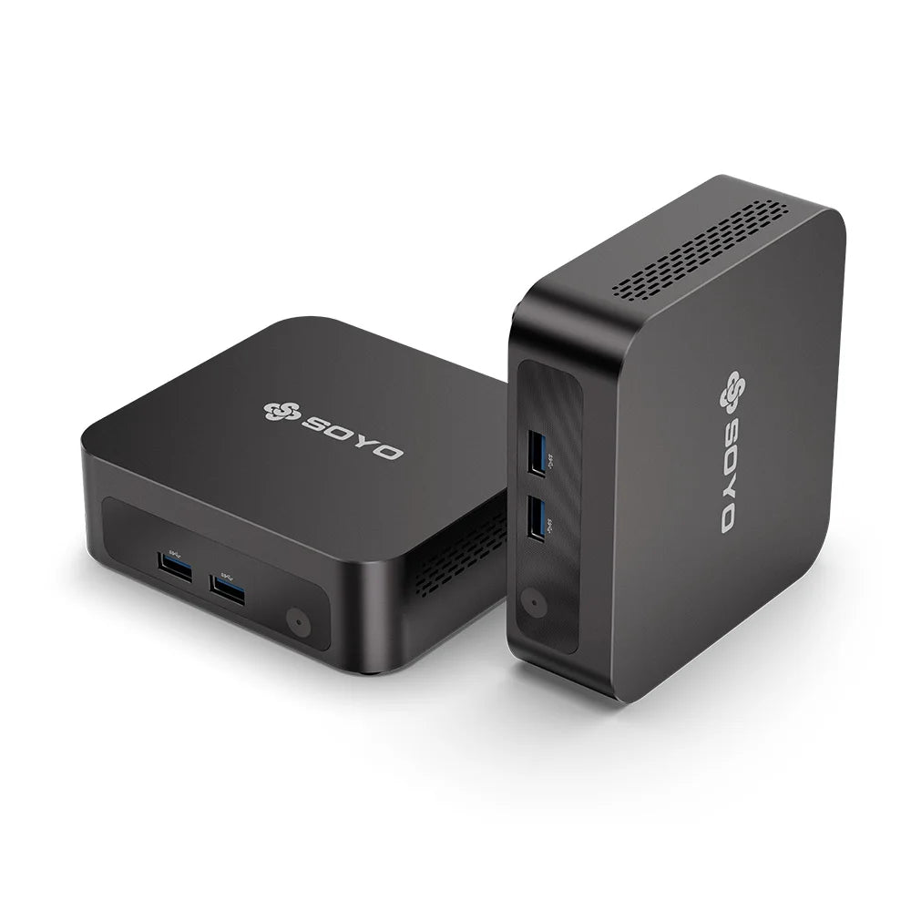 SOYO Mini PC Y5 Intel i3 4th CPU 8GB RAM 128GB ROM Windows 10 WiFi BT4.2 Desktop Computer