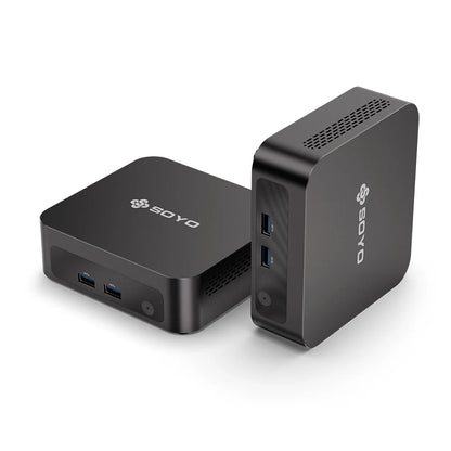 SOYO Mini PC Y5 Intel i3 4th CPU 8GB RAM 128GB ROM Windows 10 WiFi BT4.2 Desktop Computer