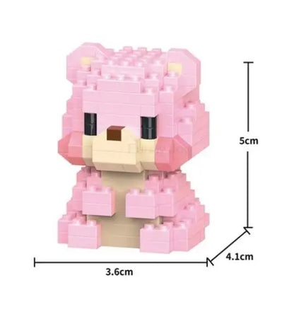 Insect Micro Animals Pet Cats Dog Building Blocks 3D Diamond Model BEE Snail Brick City Construction Toy for Children Kid Gift