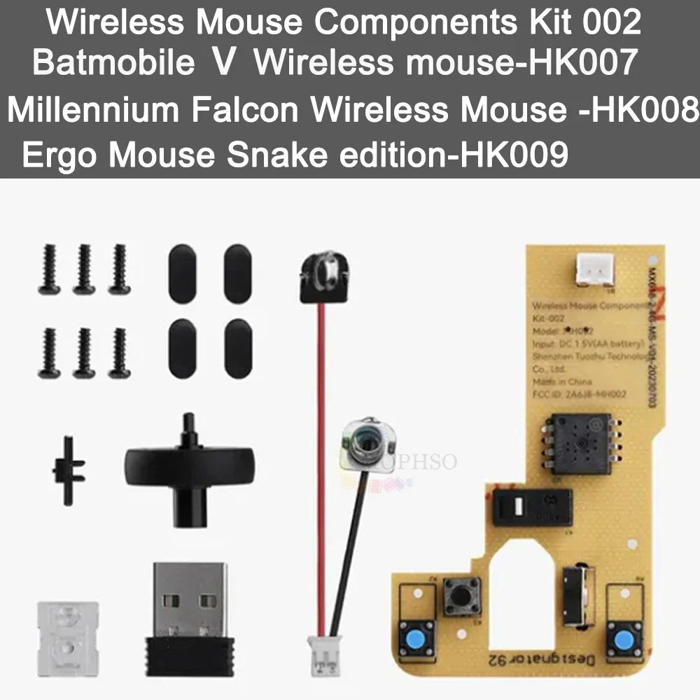 For Bambu Lab Mouse Kit Hardware Bambu Lab Wireless Mouse 002 Diy Model For Bambulab Mouse Components Kit