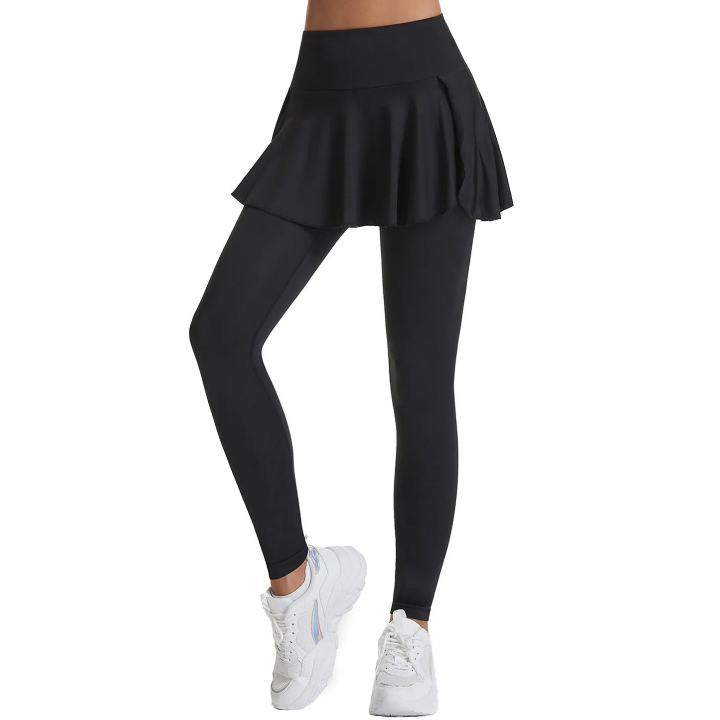 2025 Hot Sale Fitness Lenggings Female Full Length Leggings Active Skirted Capri Legging Pants Gym Clothing Tennis Fitness