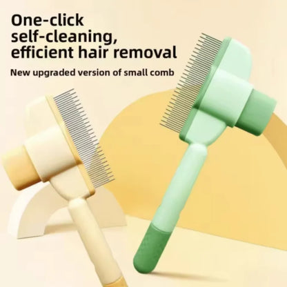 Self-Cleaning One-Button Dog Comb Pet Hair Remover Cat Brush Massage Grooming Combs for Dogs And Pets