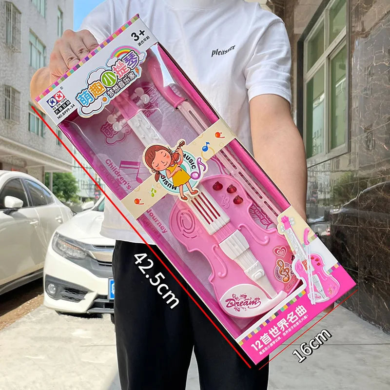 New Multi-mode Children's Violin Toy Simulation Baby Early Education Educational Toy Musical Instrument Children's Birthday Gift