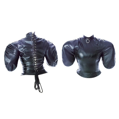 Sex Slave Binding Women Sex Toys BDSM Bondage Mummy Restraint Bags,Leather Double Arm Binder Restraint Straitjacket,Sexy Costume