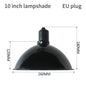 Reptile Deep Dome Lampshade 5.5/8.5/10 Inch Reptile Light Fixture Snakes Lizards Geckos Terrariums Anti-scald Protective Shade