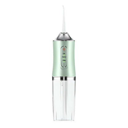 Nešiojamas burnos irigatorius, dantų vandens siūlas, USB įkraunamas vandens srovės siūlas, dantų krapštuko antgalis, 220 ml, 3 režimai, dantų valiklis