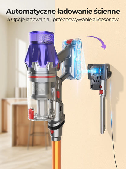 Laresar V7 500W 50000Pa Discharge Battery vacuum cleaner Handheld Smart Home Appliance Removable Battery Dust mug